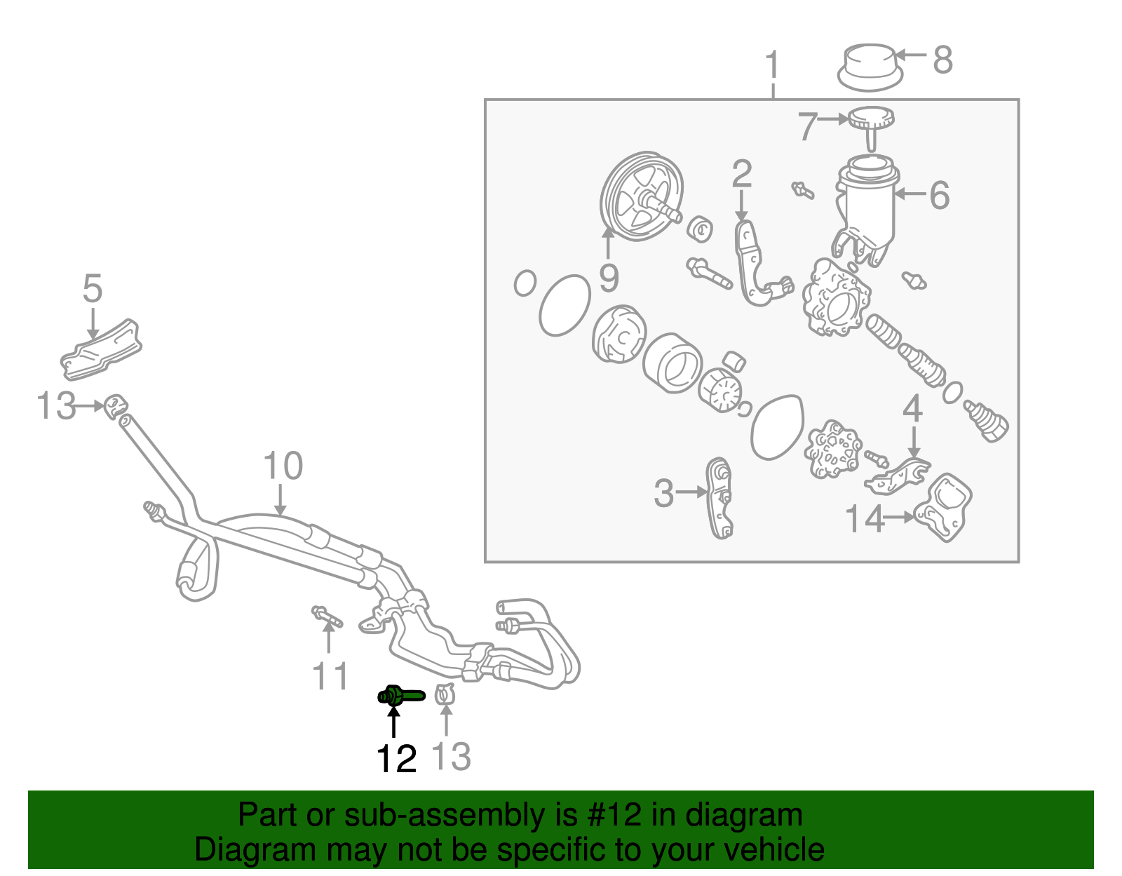 Hose & Tube Assembly Union - Scion (44416-52010)