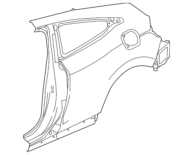 04636TBGA01ZZ Quarter Panel 20162020 Honda Civic Honda Parts Online