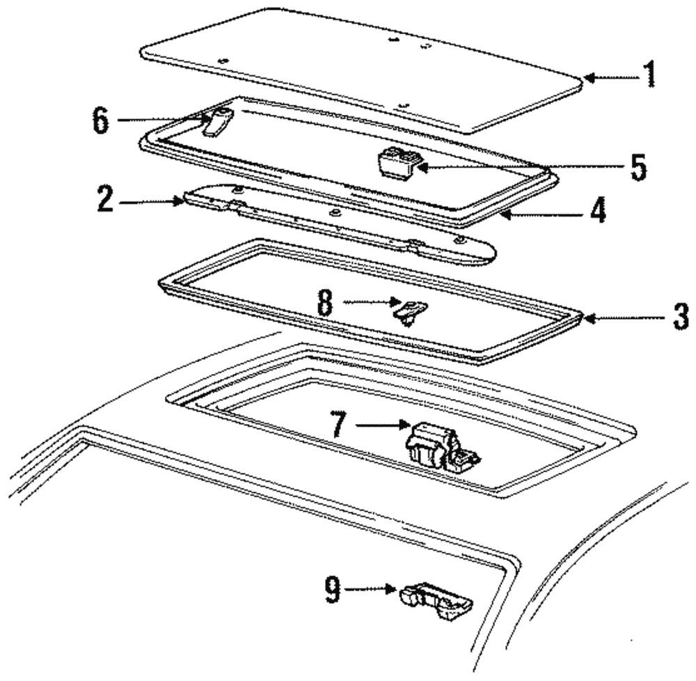 Lace-Fin Sun Roof Opg                     *Sapphire    E - GM (12397736)