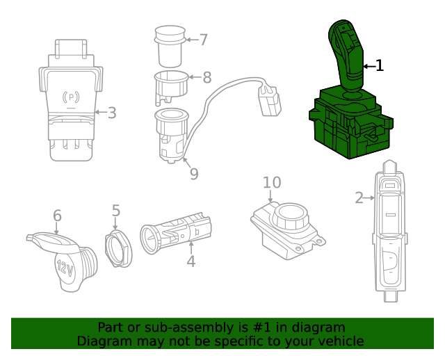 20202024 Toyota GR Supra Gear Shift Assembly 33550WAA01 Toyota