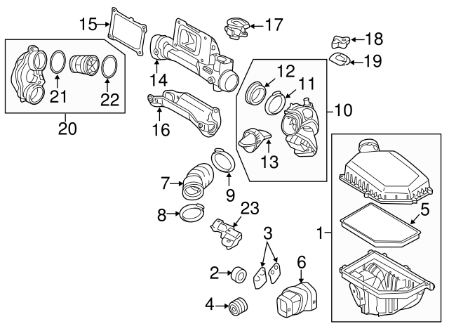 2015-2018 Volvo Engine Air Intake Hose Seal 31370951 | TascaParts.com