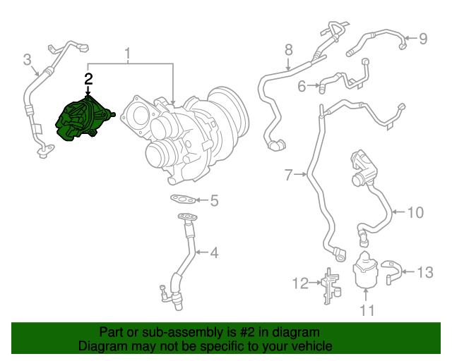 20162022 BMW ByPass Control Valve 11658680616 BMW of Bloomfield