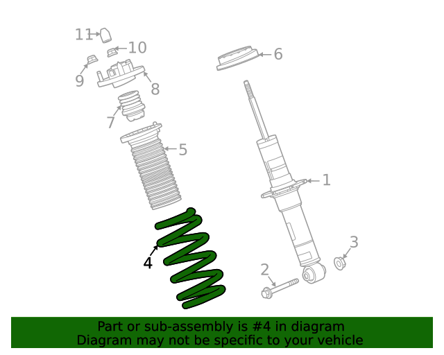 84747904 - Rear Coil Spring 2020-2024 Chevrolet Corvette ...