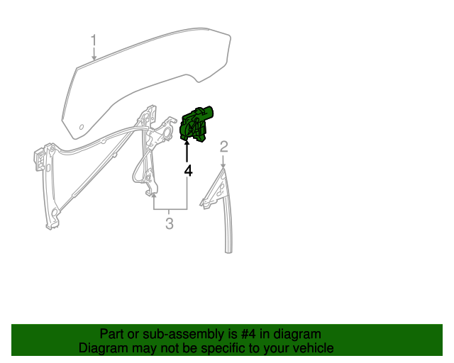 20112015 Chevrolet Camaro Window Motor 22877930