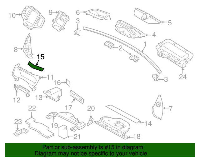 31366499 Trim Molding 20162020 Volvo XC90 Volvo Swag