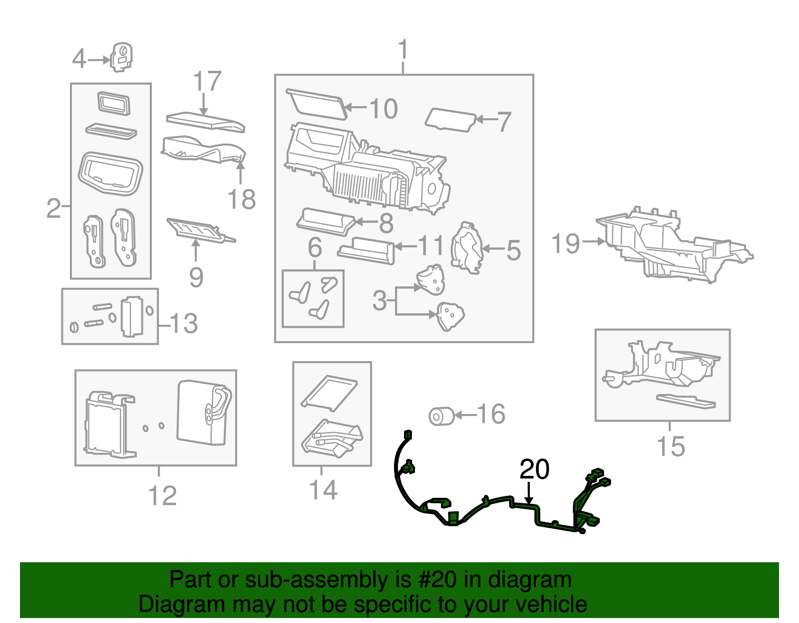 Electronic Brake Control Wiring Harness - GM (10365534)