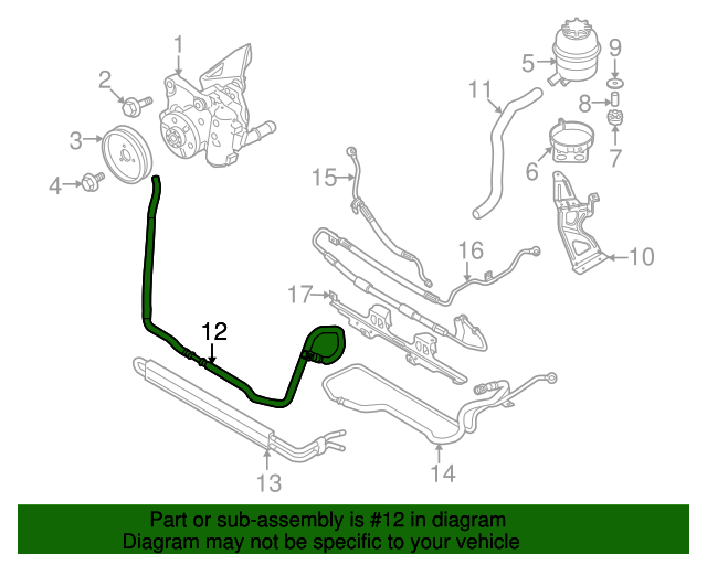32-41-2-283-898 - Return Hose - 2008-2013 BMW M3 | BMWPartsHub