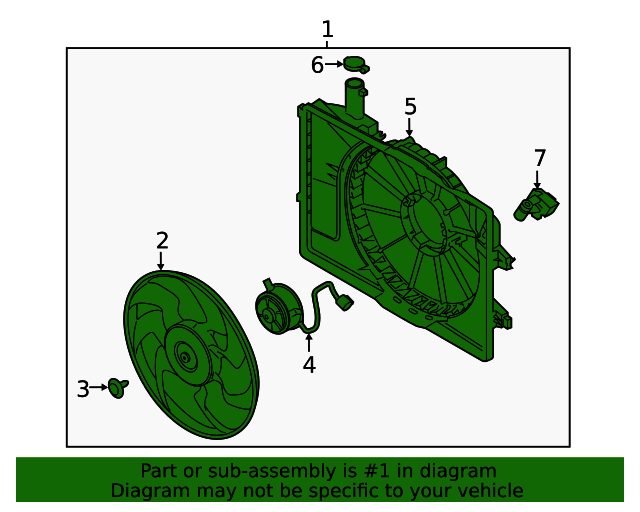 25380M6000 Fan Assembly 20192020 Kia Forte Kia Auto Parts