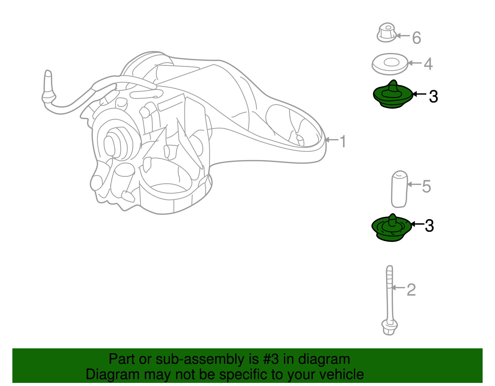 Differential Insulator - GM (10413097)