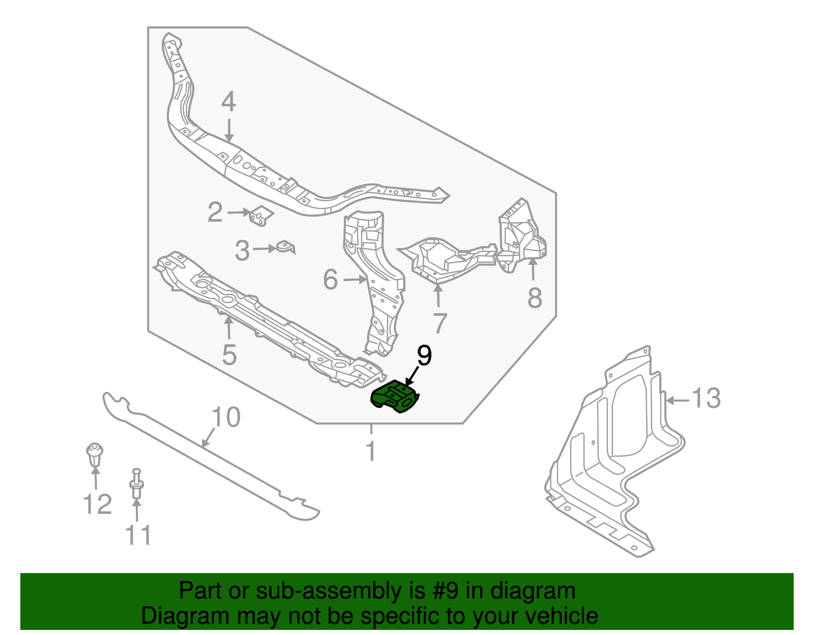Bracket - GM (96878607)