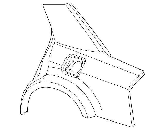 Genuine Chrysler 300 Rear Body Panel 5065744AF