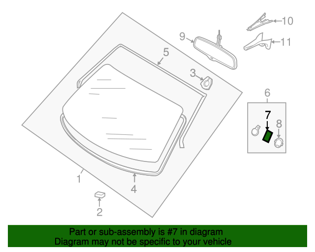 20072015 Audi Rain Sensor Adhesive Kit 4E0955609 OEM Parts Online