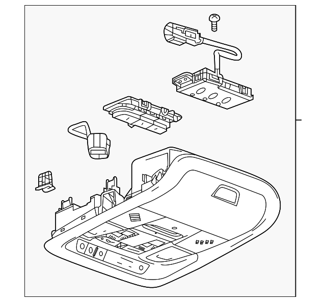 Overhead Console - GM (84329493)