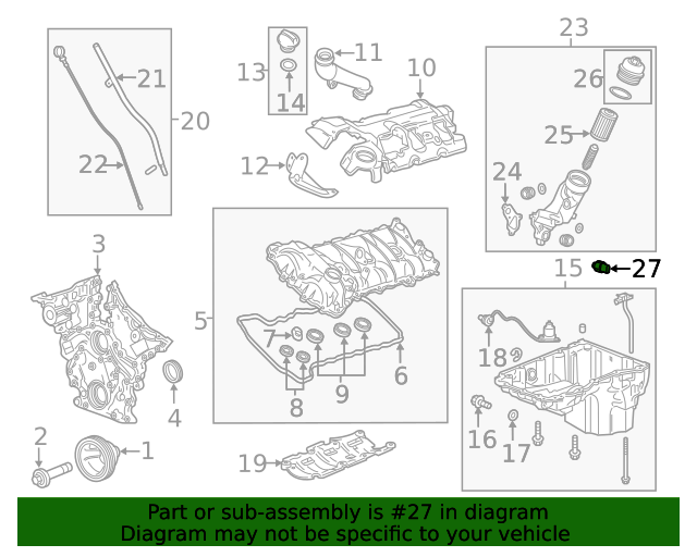 20142022 GM Engine Oil Pressure Sensor 55488247 GM Parts Center
