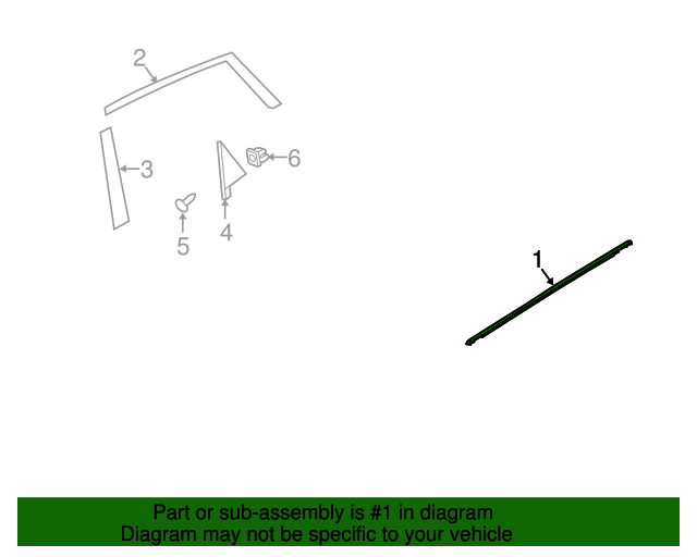 20112019 Ford Fiesta Belt Molding BE8Z5825860B Varsity Ford