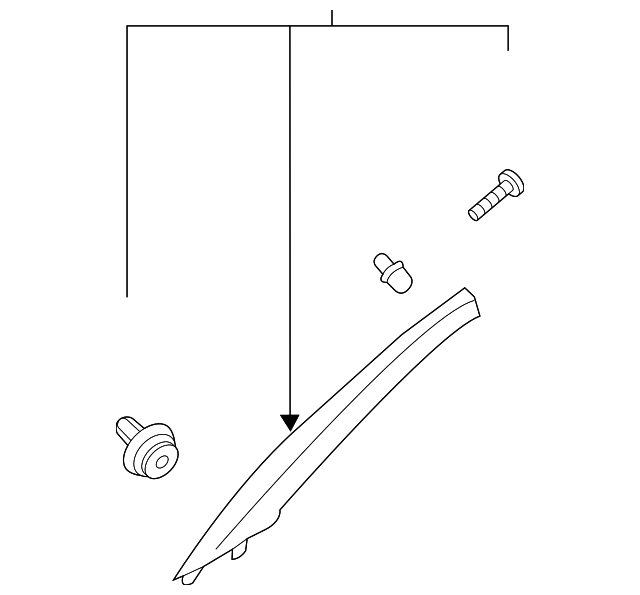 20192022 Hyundai Santa Fe Windshield Pillar Trim 85810S2000YGE OEM