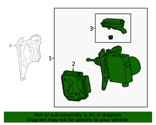 20212022 Cadillac XT4 Electronic Traction Control Brake Pressure