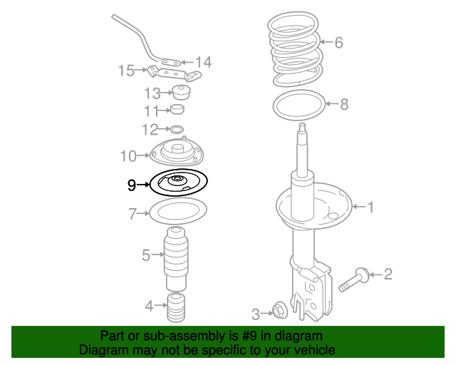 54620-34001 - Spring Seat 2005-2010 Kia Sportage | Kia.Parts Store