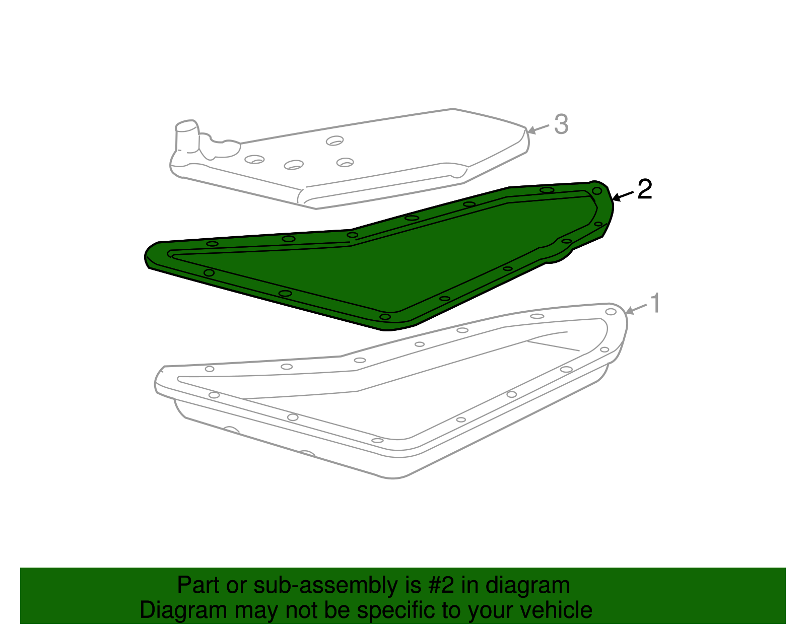 Automatic Transmission Fluid Pan Gasket - GM (8678168)