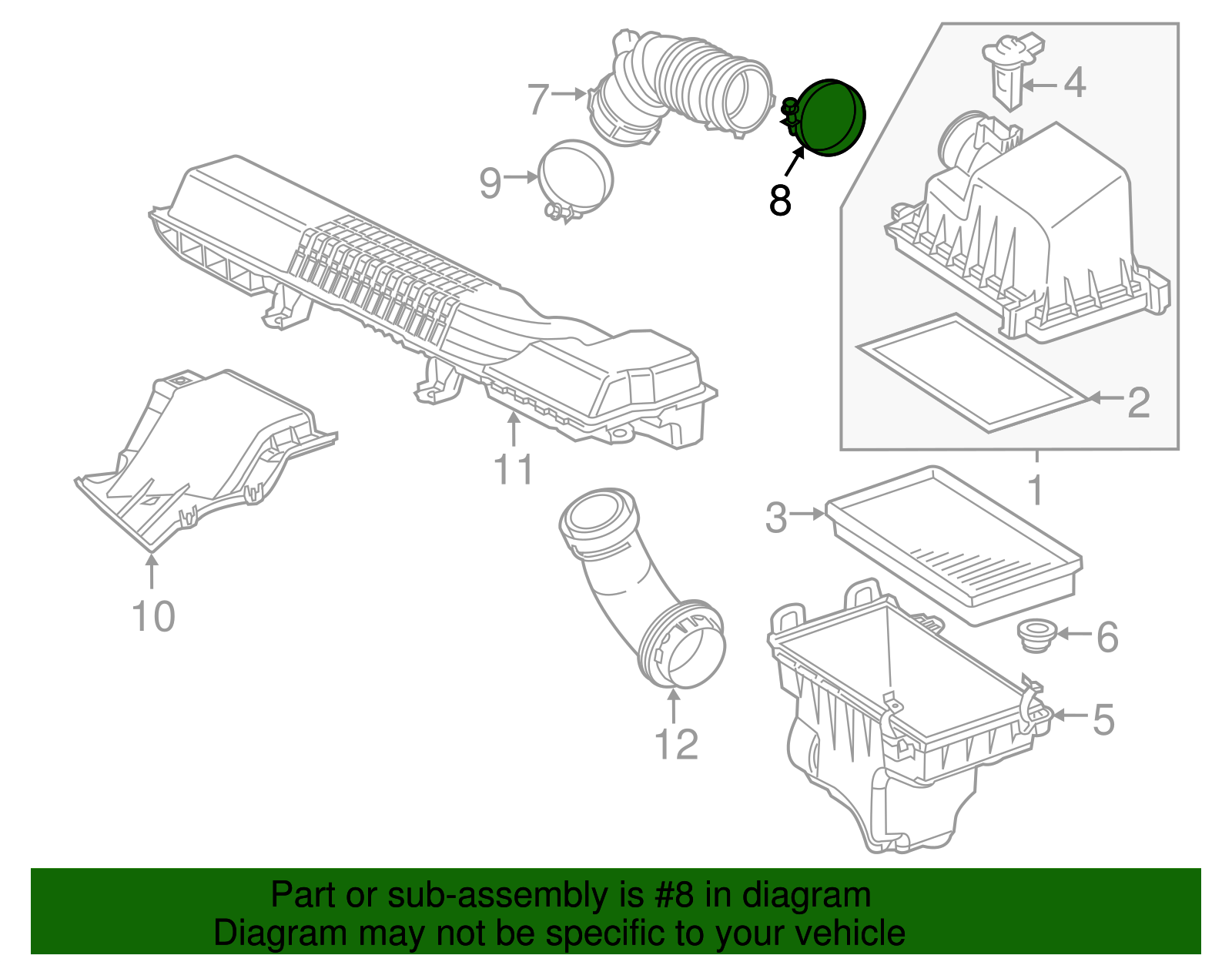 Air Hose Clamp - Scion (96111-10780)
