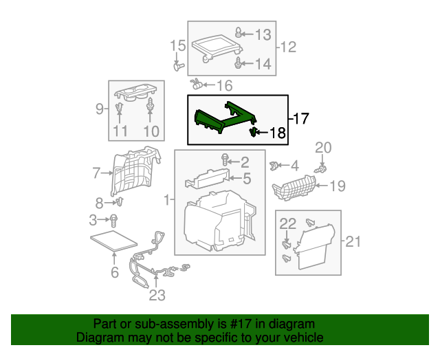 Toyota 58910-08040-B0 Console Box Assembly