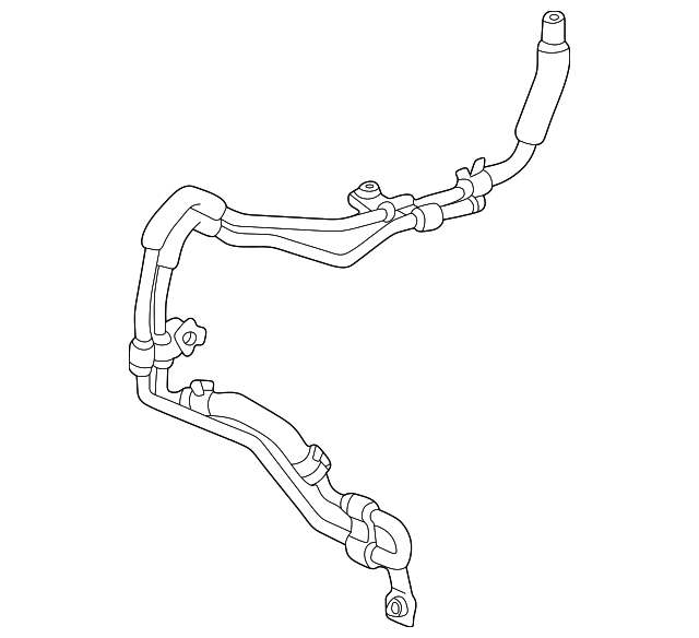 4440650220 Power Steering Return Hose 20012006 Lexus LS430 Lexus