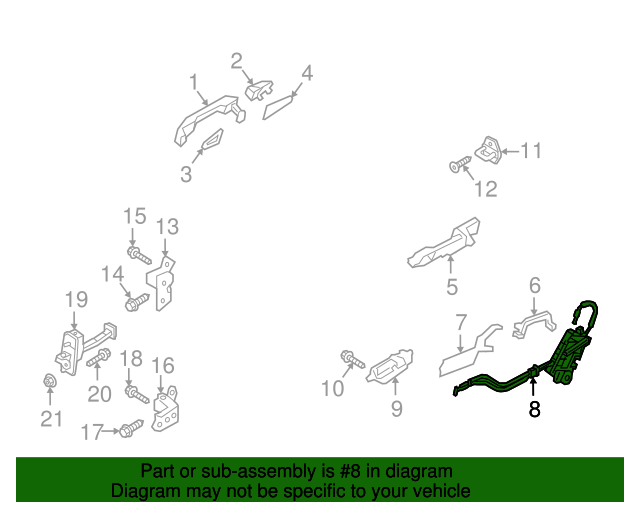81420D9000 Lock Actuator 20172022 Kia Sportage Kia.Parts Store