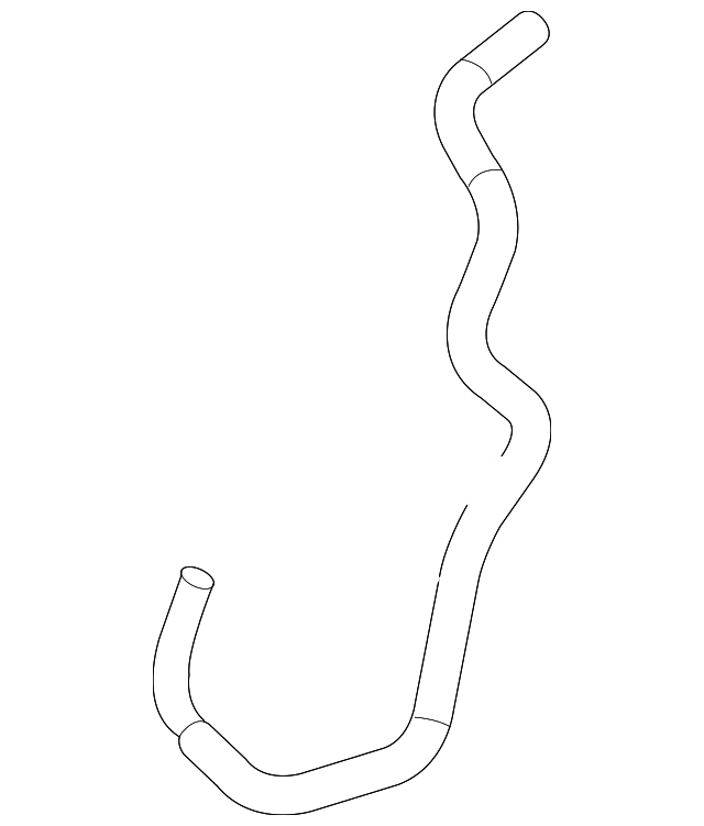Drive Motor Inverter Radiator Hose - Toyota (87245-48690)