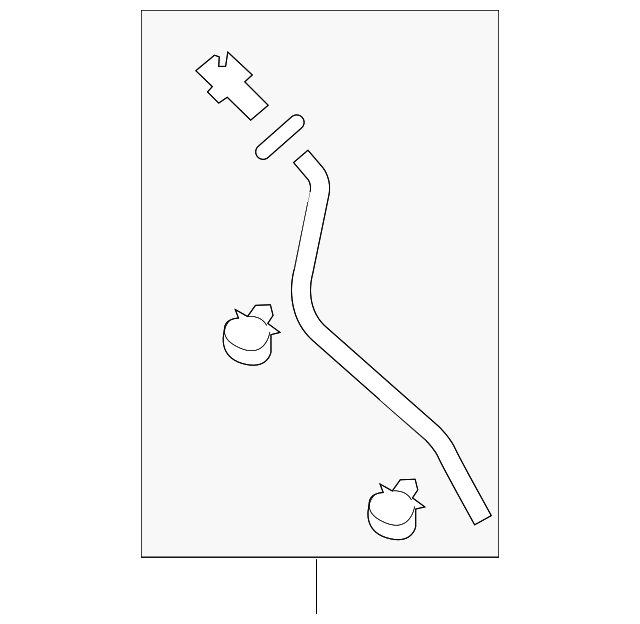 17663T7A000 Tube Assembly, Fuel Filler Pipe Drain 20162018 Honda