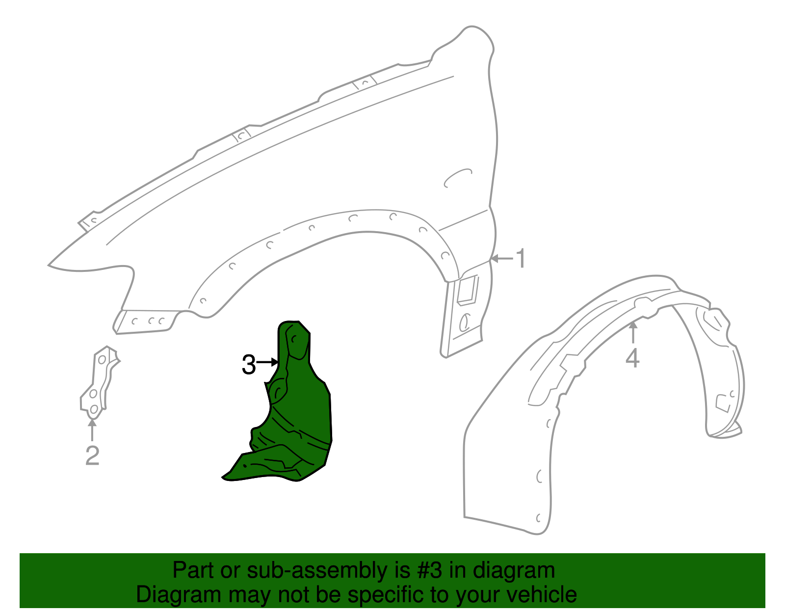 Splash Shield - Ford (YL8Z-16102-AA)