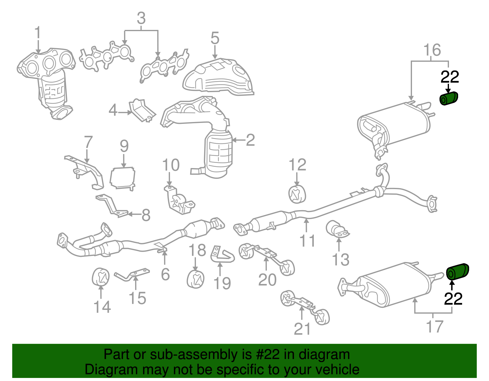 Tail Pipe Extension - Scion (17408-74080)