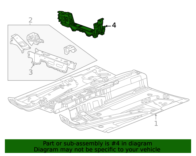 Spectra Premium CH108L Rear Driver Side Floor Pan - OEM Replacement Body Panel