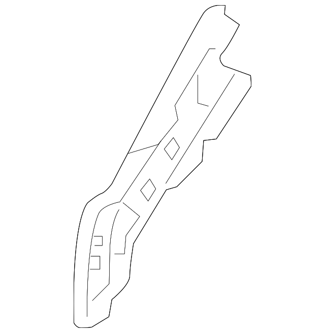 04684TK8A00ZZ Member Set L Front Bulkhead Side 20112013 Honda