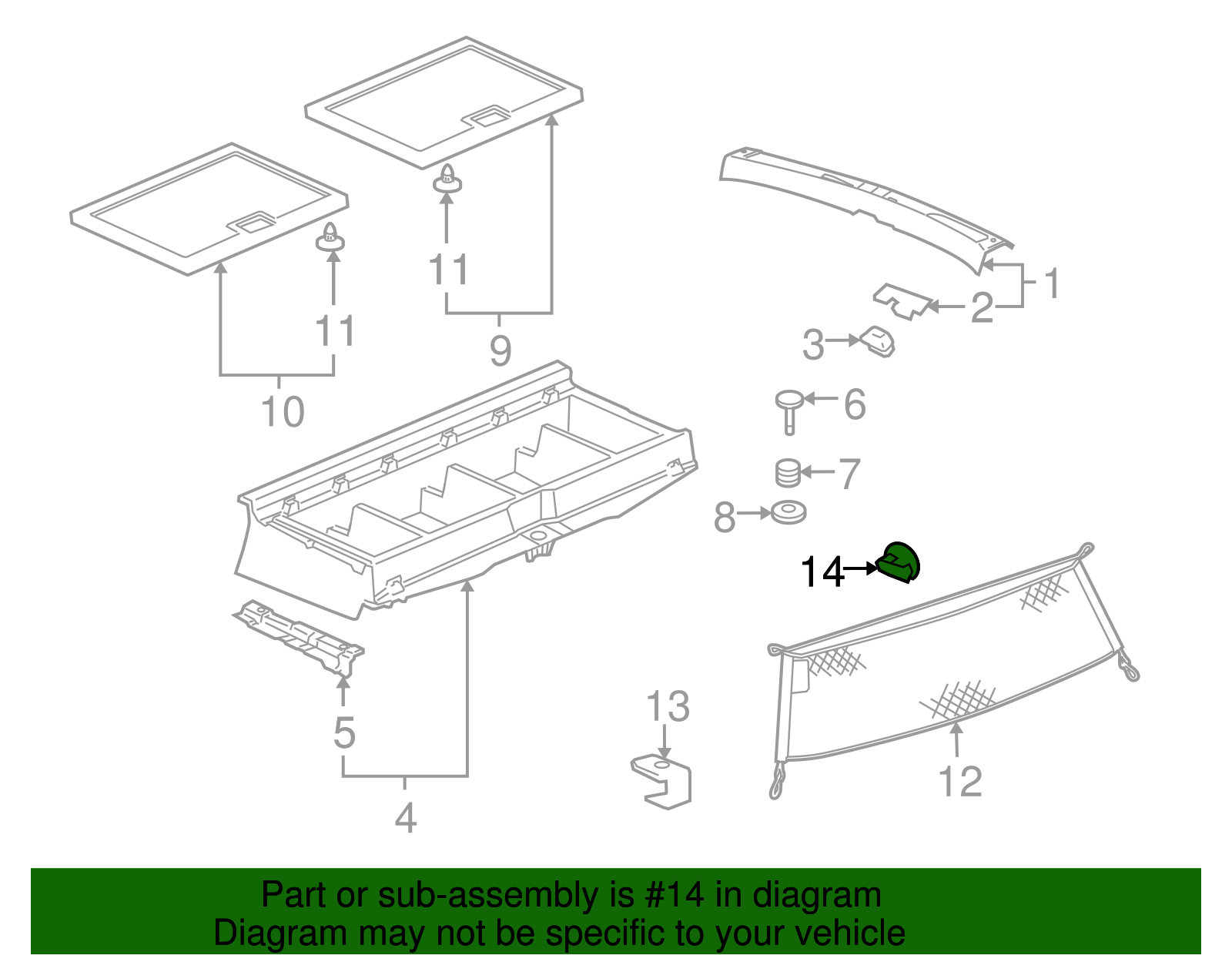 Ebony Convenience Net Retainer - GM (10414612)