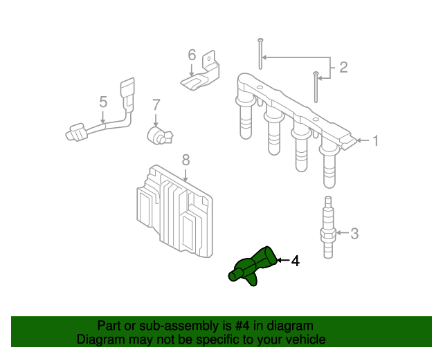 GM Genuine Parts Engine Camshaft Position Sensor AC 25195555