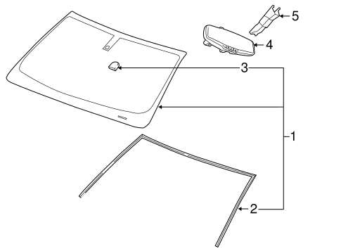 Glass Windshield For 2016 Gmc Yukon Gm Parts Online