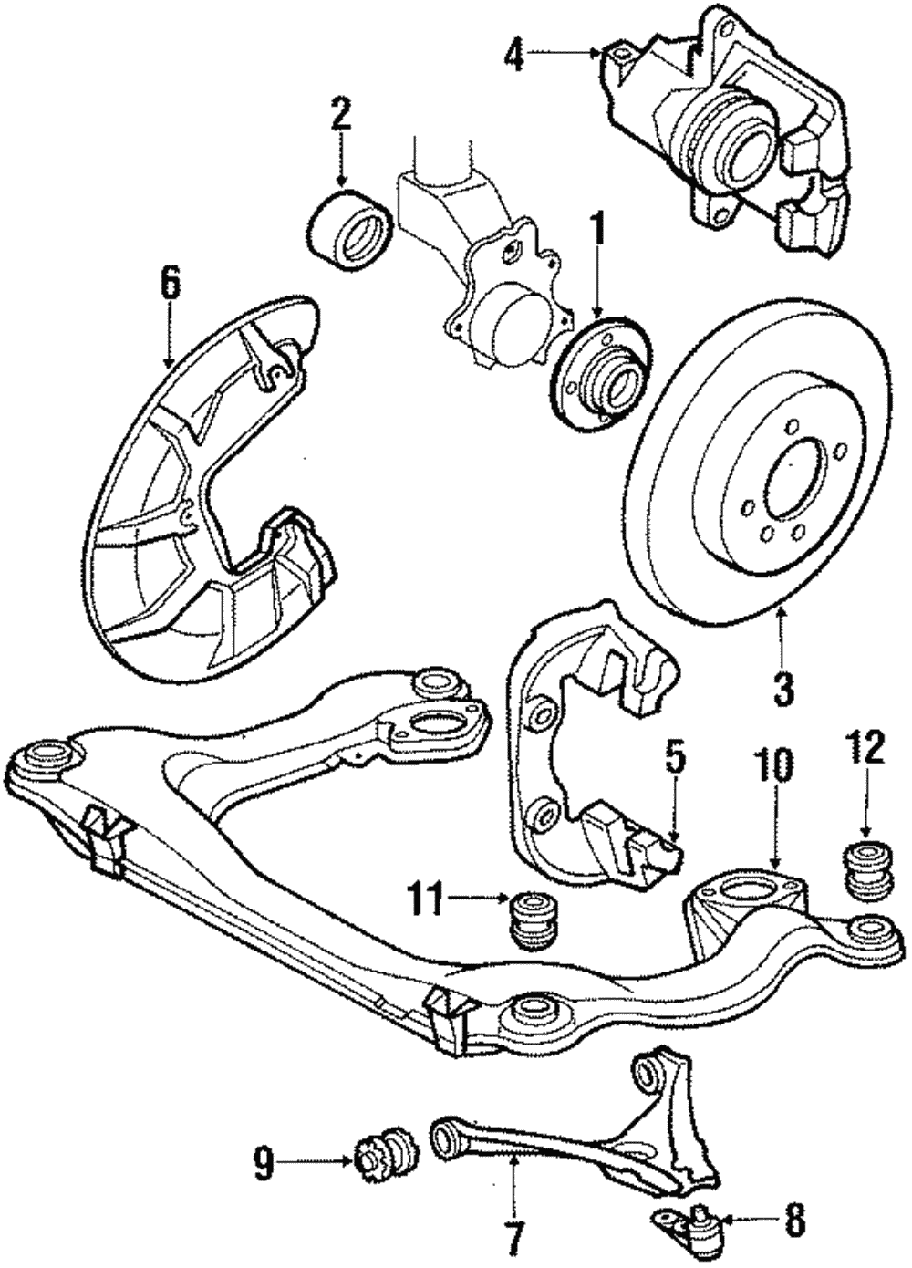 Sub-Frame Unit - Volkswagen (895-199-313)