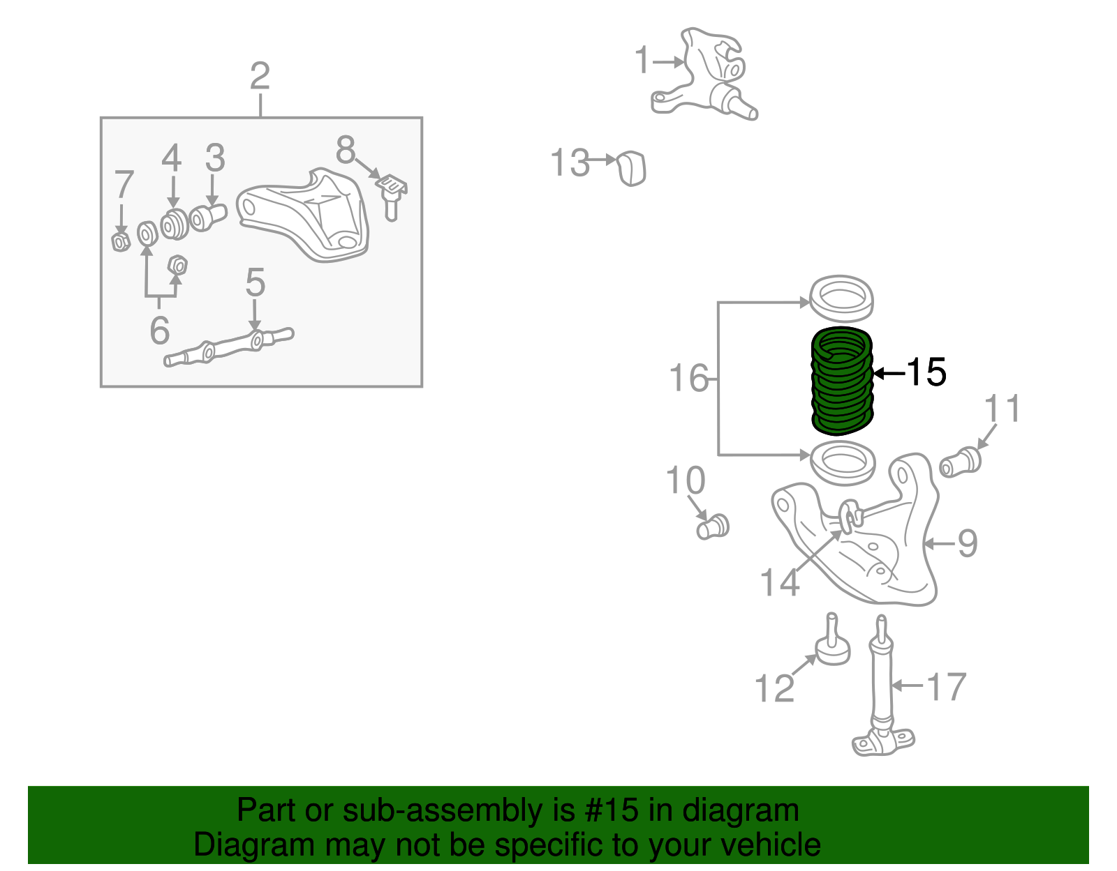 Spring Set, Front - GM (88913483)