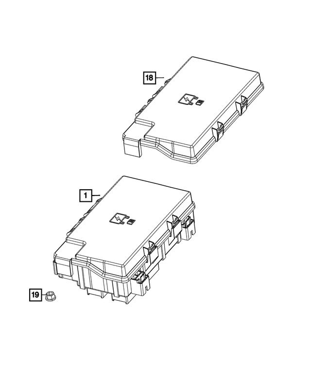 MOPAR INTELLIGENT POWER MODULE - 68365999AD - 68365999AD | Mopar Online ...