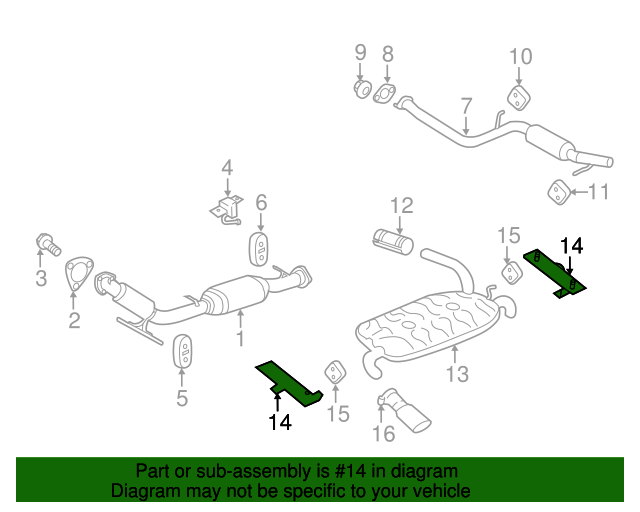 Genuine Exhaust Bracket for 20042013 Volvo Part 30778976 Over 30