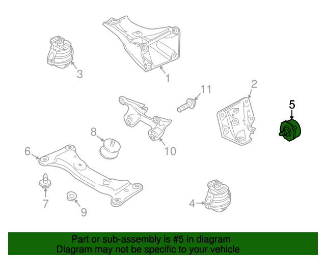 Genuine BMW 22116770548 Dynamic Damper FREE Shipping on Most