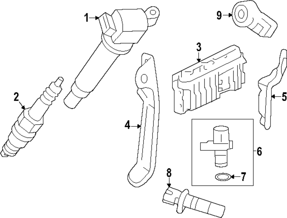 ECM Upper Bracket - Toyota (89668-48170)