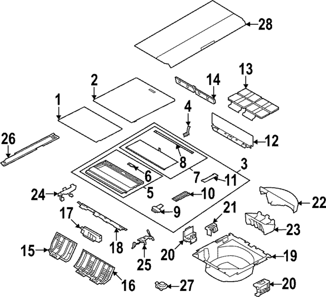 Genuine OEM Cargo Cover Part# LR180635 Fits 2022-2023 Land Rover  