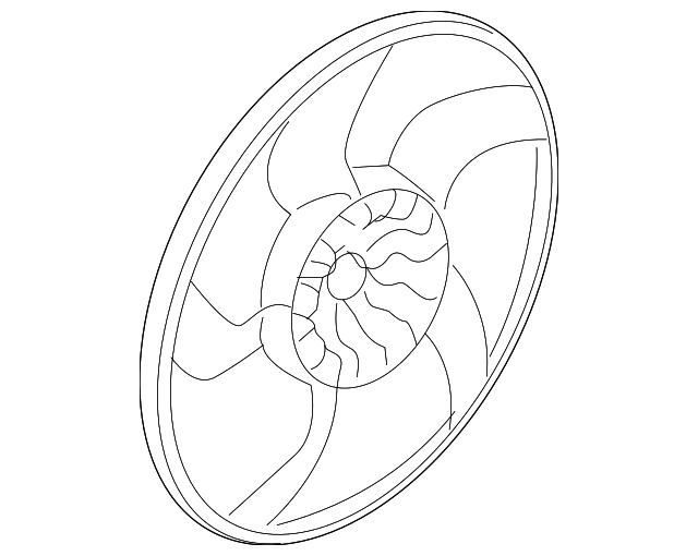 Engine Cooling Fan Blade - GM (15780793)