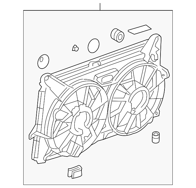 Engine Cooling Fan Shroud - GM (15780789)