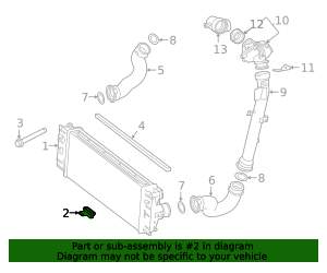 906-501-03-20 - Inter-Cooler Bracket 2014-2023 Mercedes-Benz | Mercedes ...