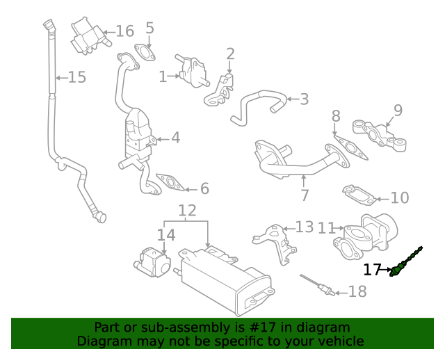 20172024 Subaru Oxygen Sensor 22690AB08A Subaru Parts Store