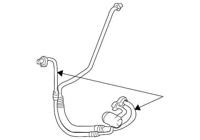 Air Conditioning Compressor and Condenser Hose Assembly - Buick (25733475)