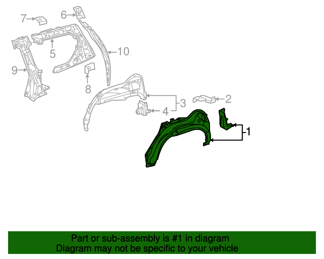 10 Lexus Gx460 Outer Wheelhouse Xportauto