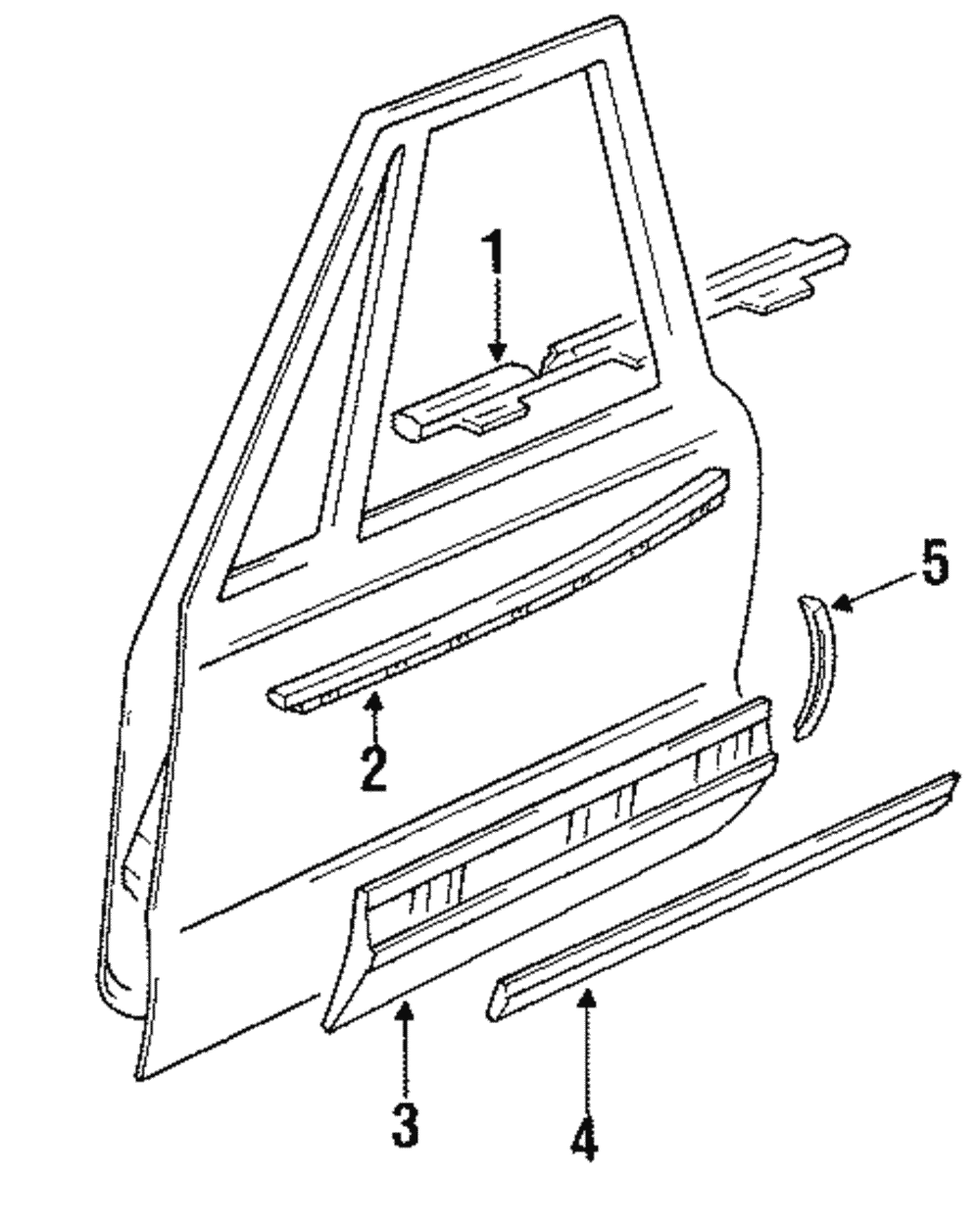 Belt Weather-Strip - GM (25642356)